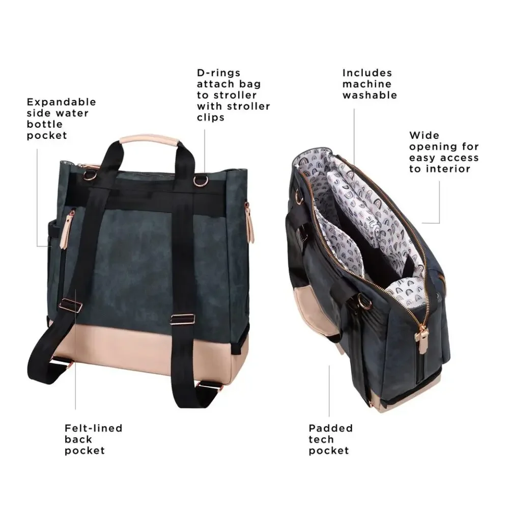Petunia Pickle Bottom Pivot Pack in Indigo Blush Baby Diaper Bag